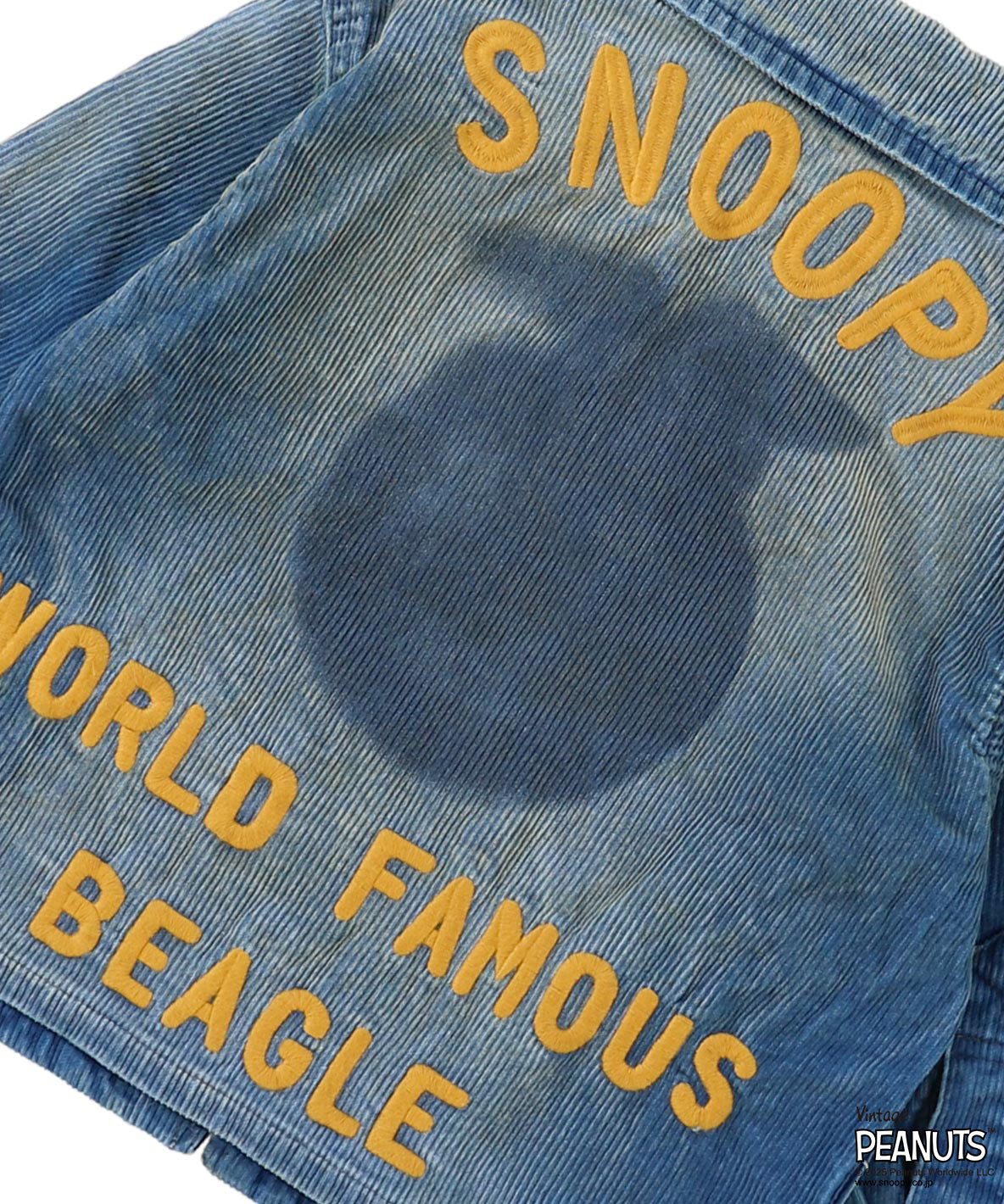 Indigo Corduroy SNOOPY Jacket