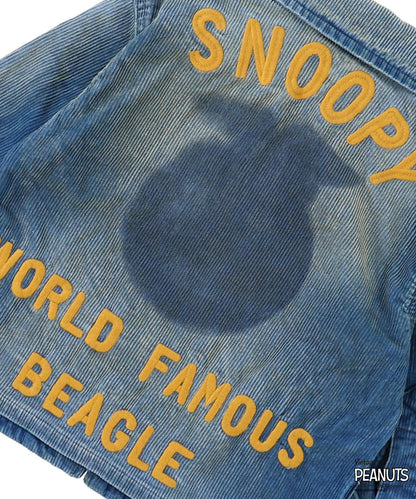 Indigo Corduroy SNOOPY Jacket