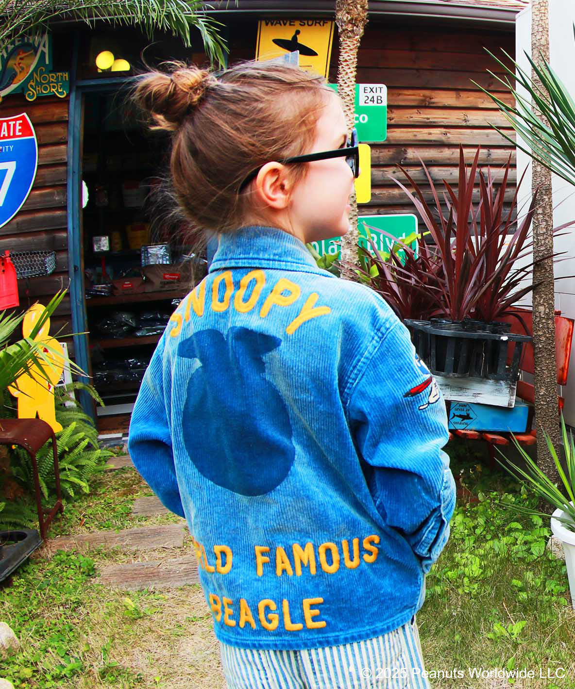 Indigo Corduroy SNOOPY Jacket