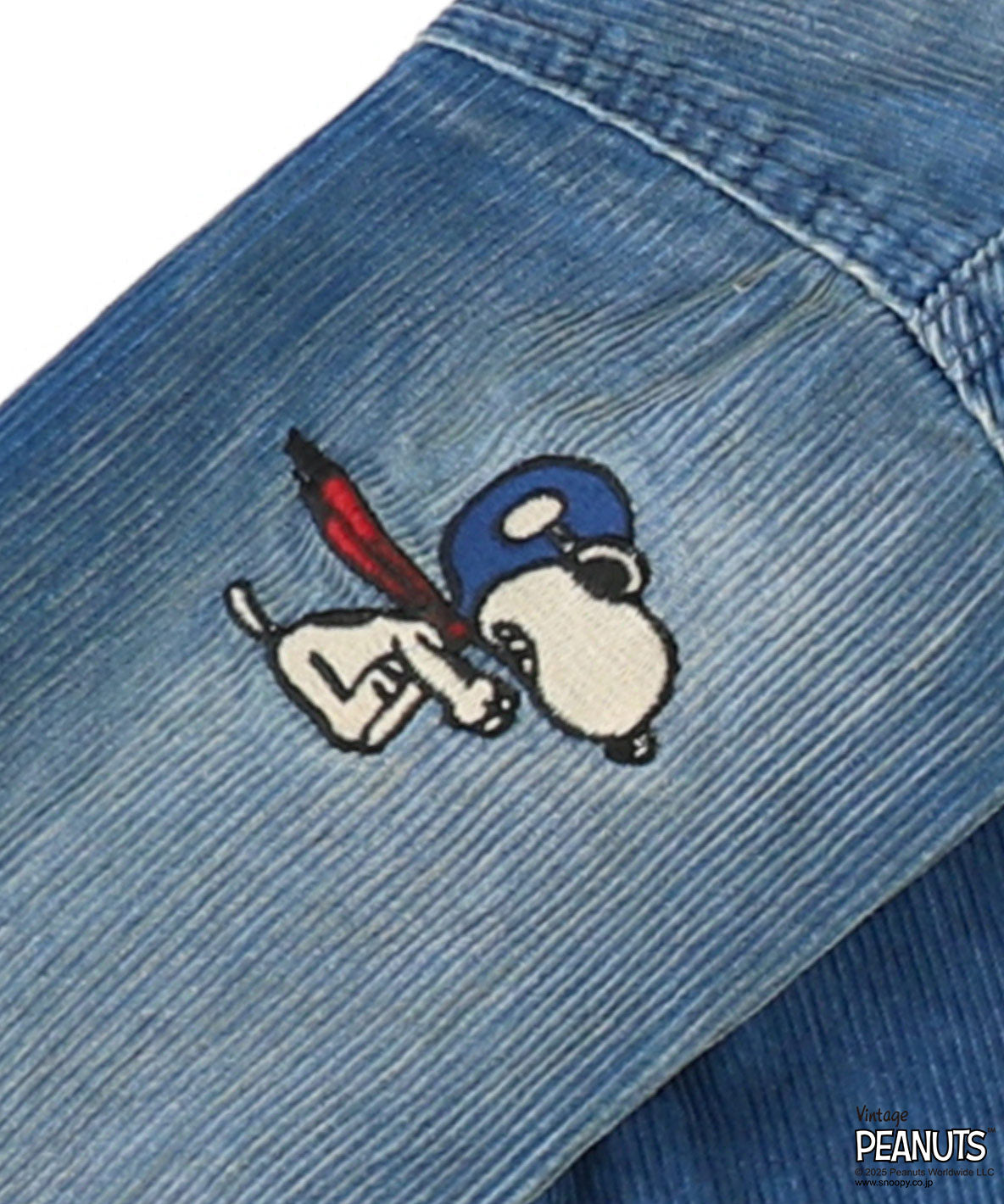 Indigo Corduroy SNOOPY Jacket(LADIES)