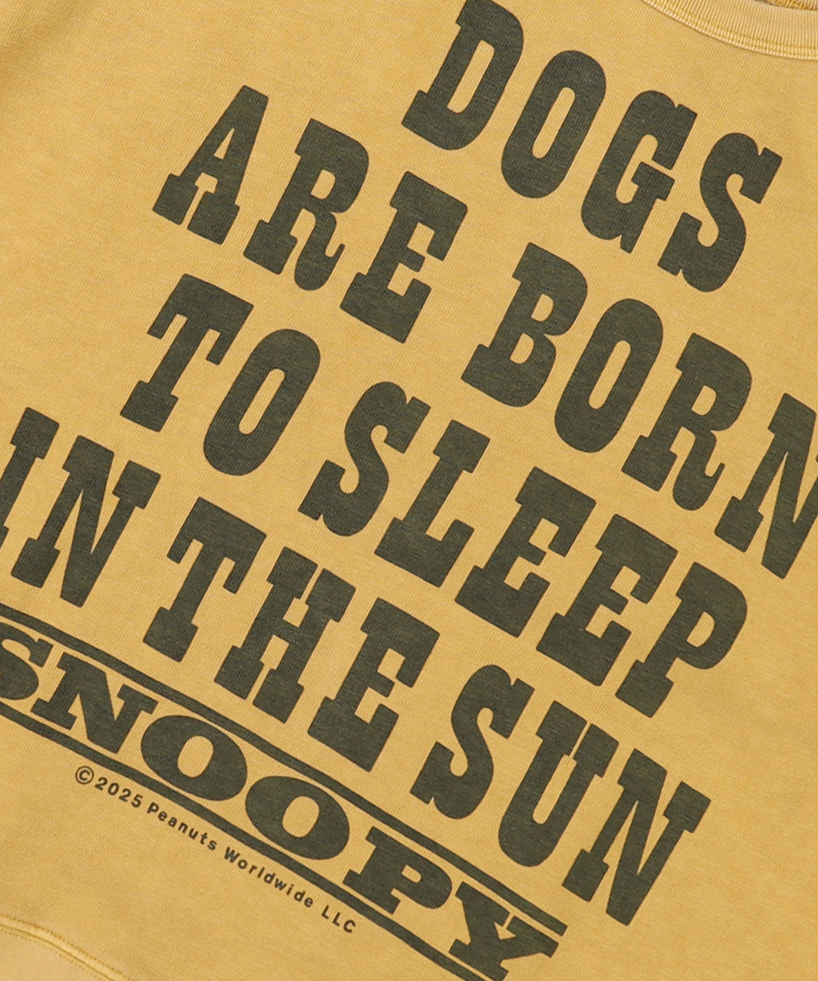 SNOOPY SUN Sweatshirt(LADIES)