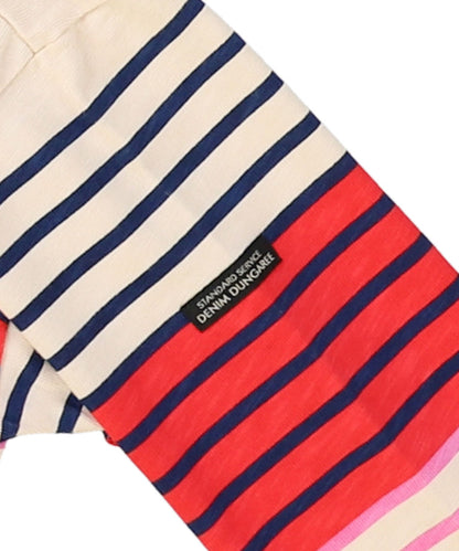 SNOOPY Striped Print Tee(LADIES)