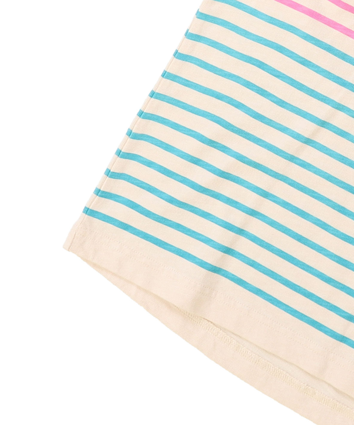 SNOOPY Striped Print Tee(LADIES)