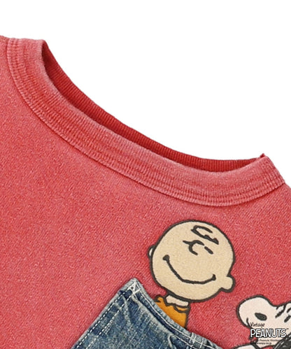 Vintage Fleece SNOOPY Pocket Sweatshirt