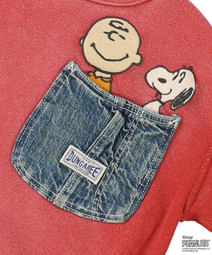 Vintage Fleece SNOOPY Pocket Sweatshirt