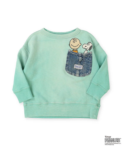 Vintage Fleece SNOOPY Pocket Sweatshirt