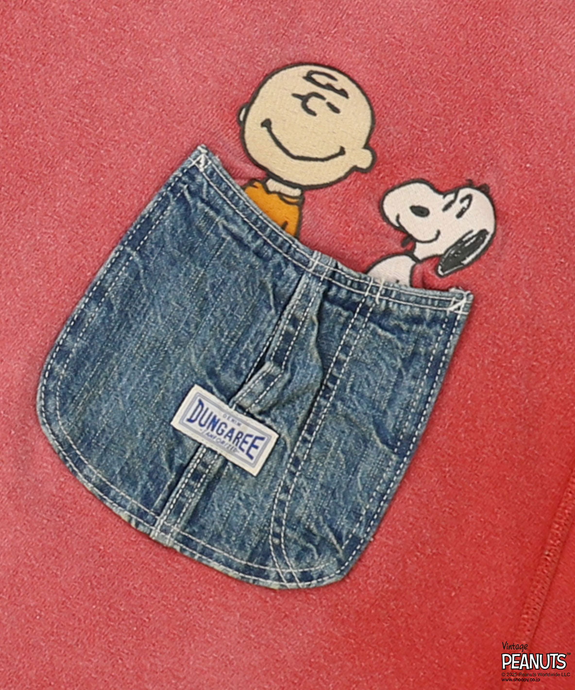 Vintage Fleece SNOOPY Pocket Sweatshirt(LADIES)