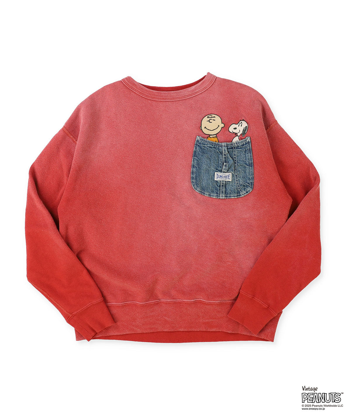 Vintage Fleece SNOOPY Pocket Sweatshirt(LADIES)