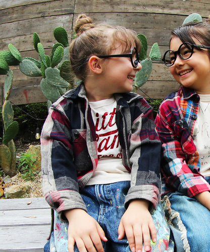 Uneven Plaid Shirt