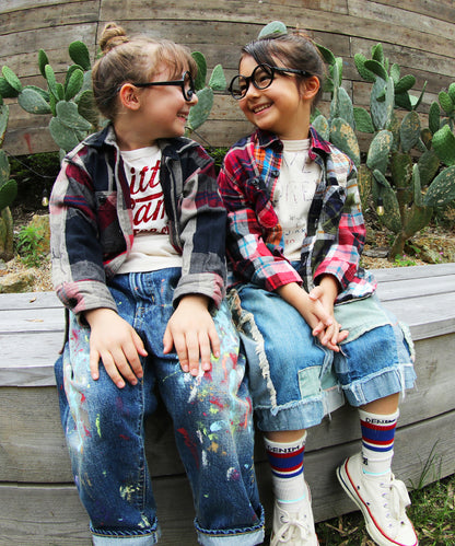 Uneven Plaid Shirt