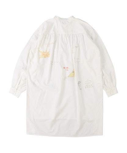 Popelin Grandpa Shirt(LADIES)