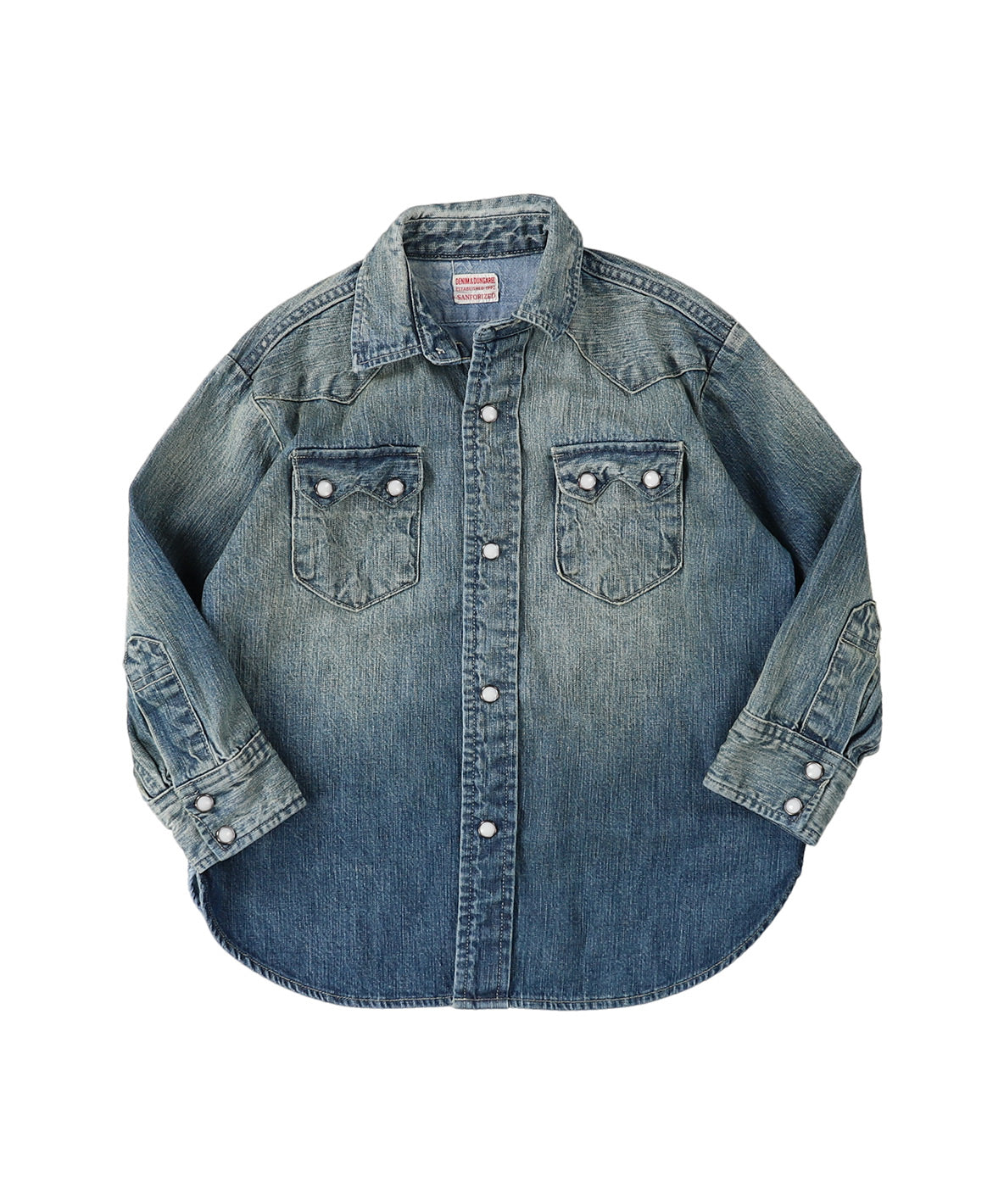 8oz Denim Western Shirt
