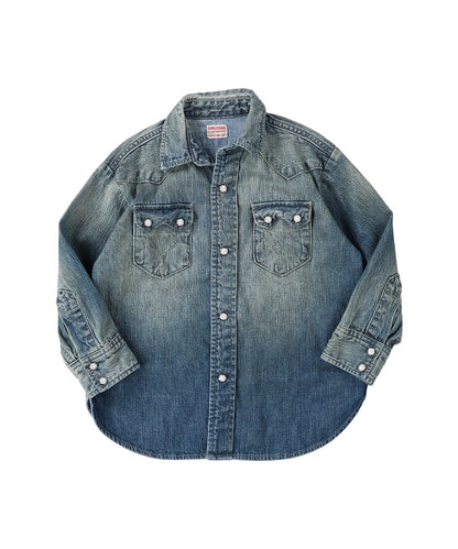 8oz Denim Western Shirt