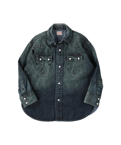 8oz Denim Western Shirt