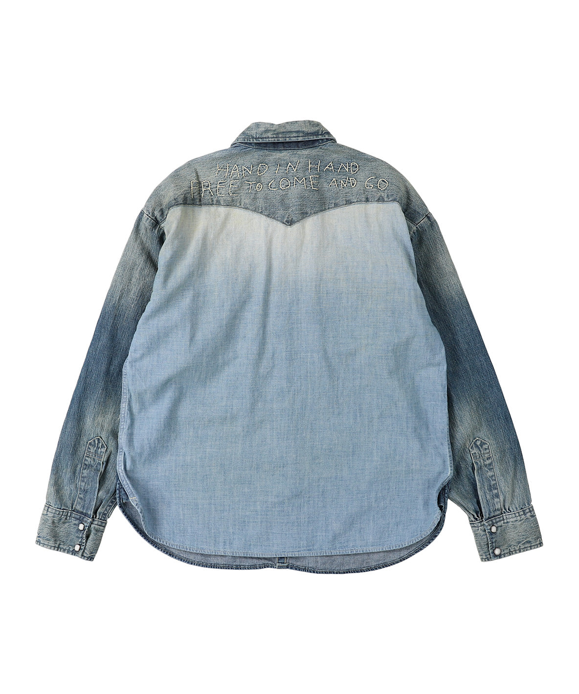 8oz Denim Western Shirt(LADIES)