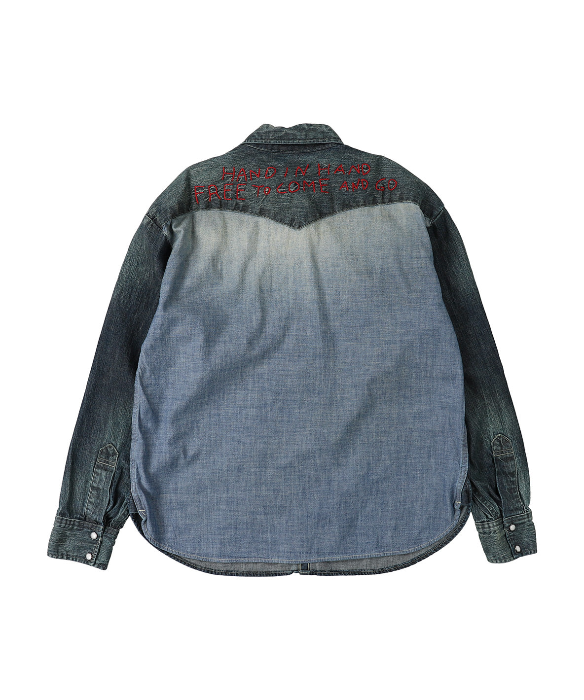 8oz Denim Western Shirt(LADIES)