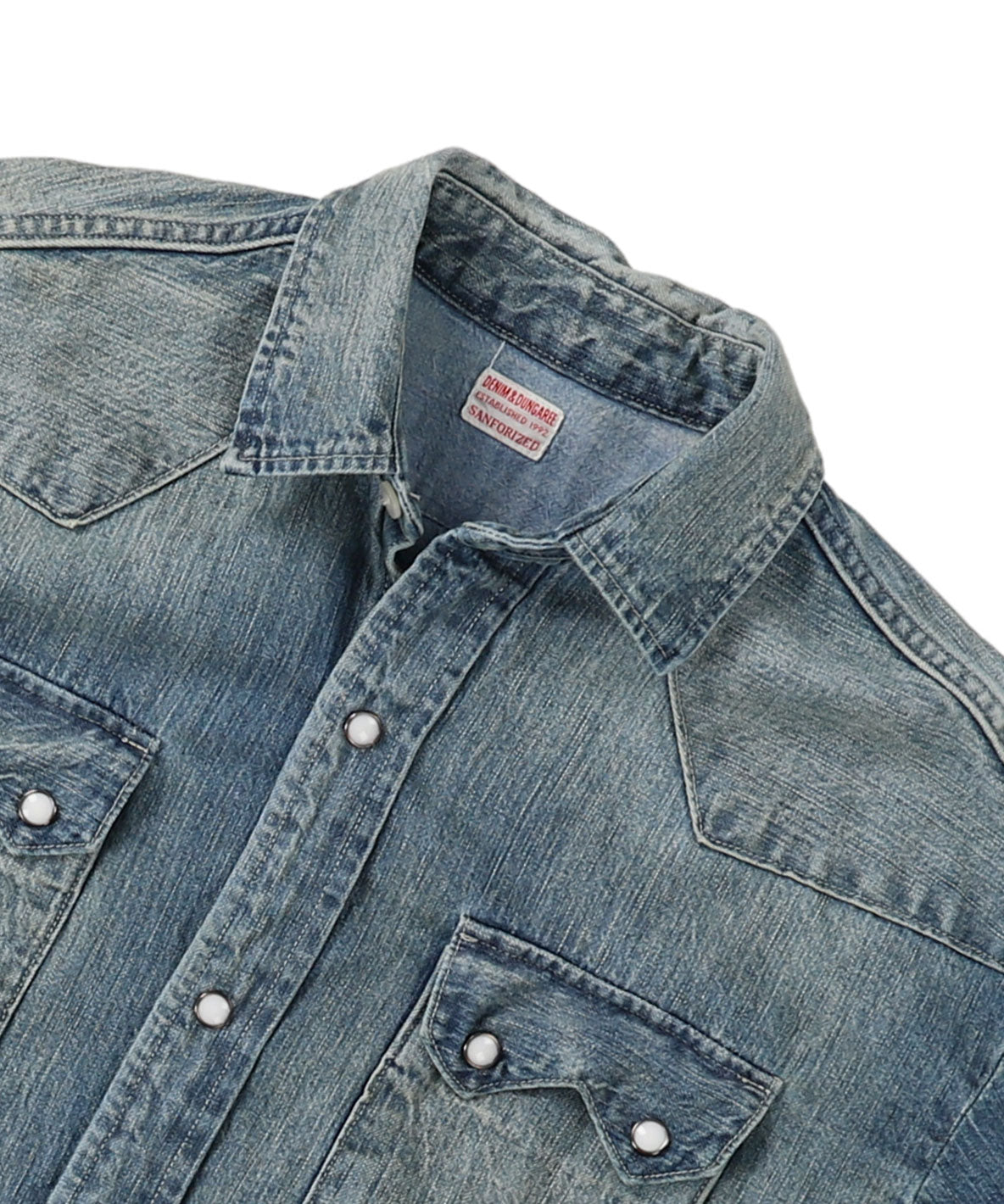 8oz Denim Western Shirt(LADIES)