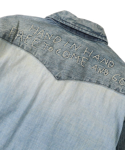 8oz Denim Western Shirt(LADIES)