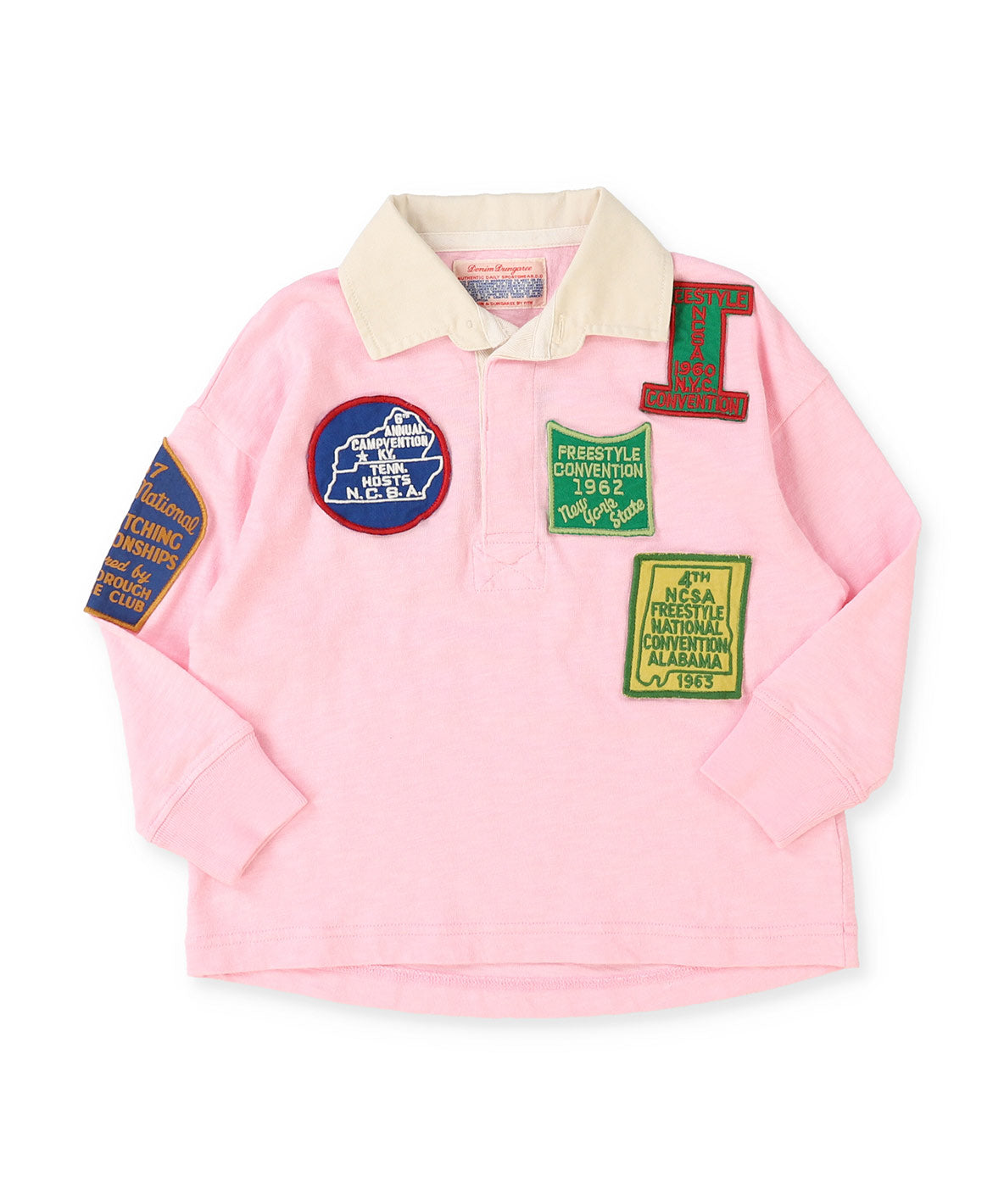 Patch Long Sleeve Rugger Shirt