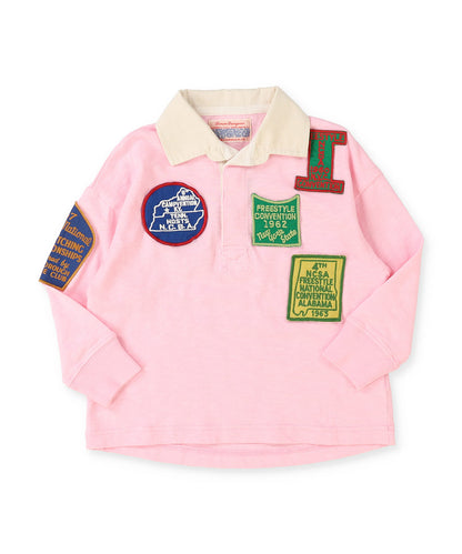 Patch Long Sleeve Rugger Shirt(LADIES)