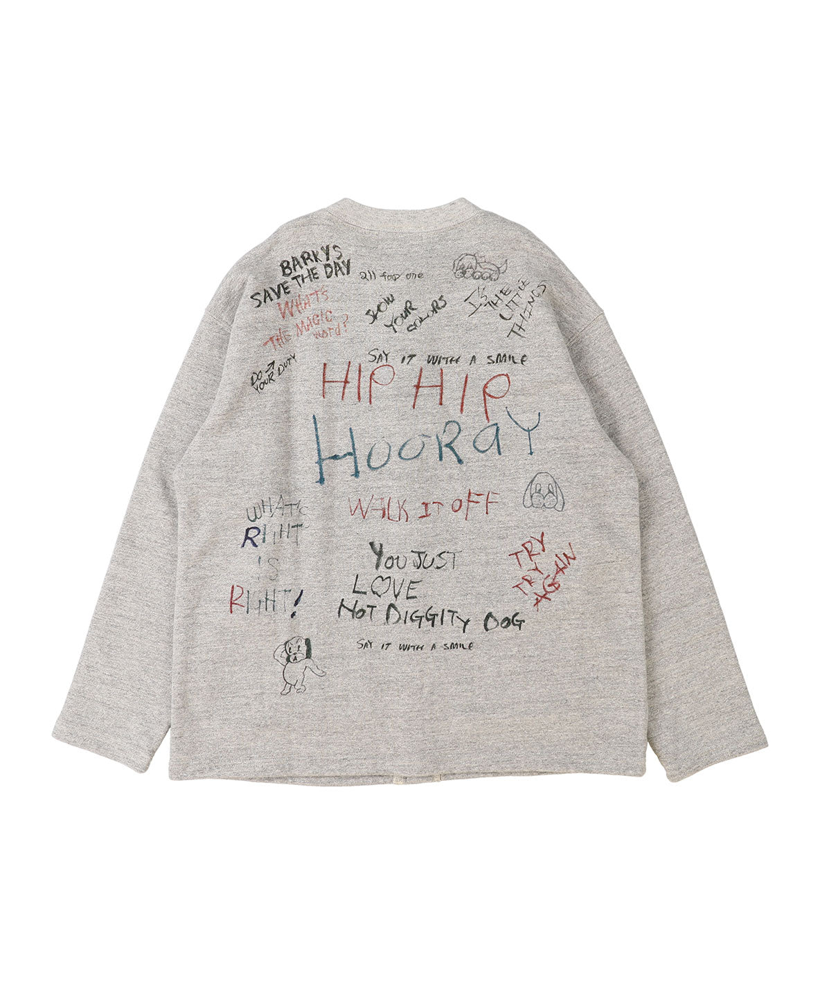 PENNIE Scribble Sweat Cardigan(LADIES)