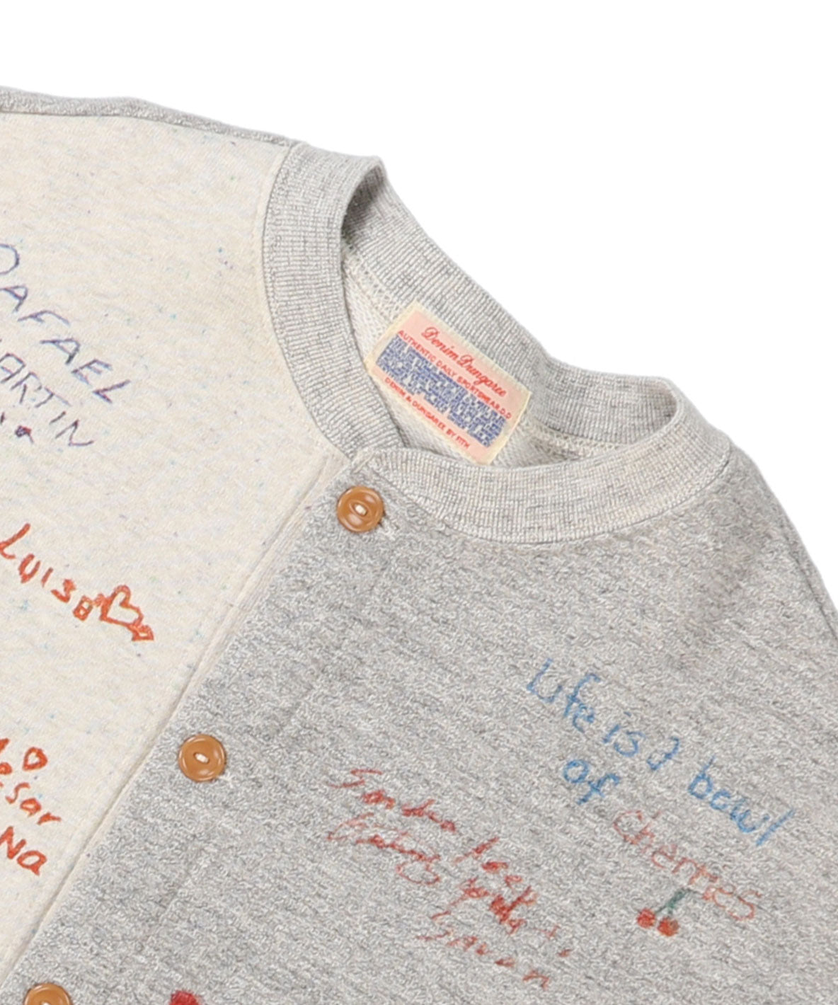 PENNIE Scribble Sweat Cardigan(LADIES)