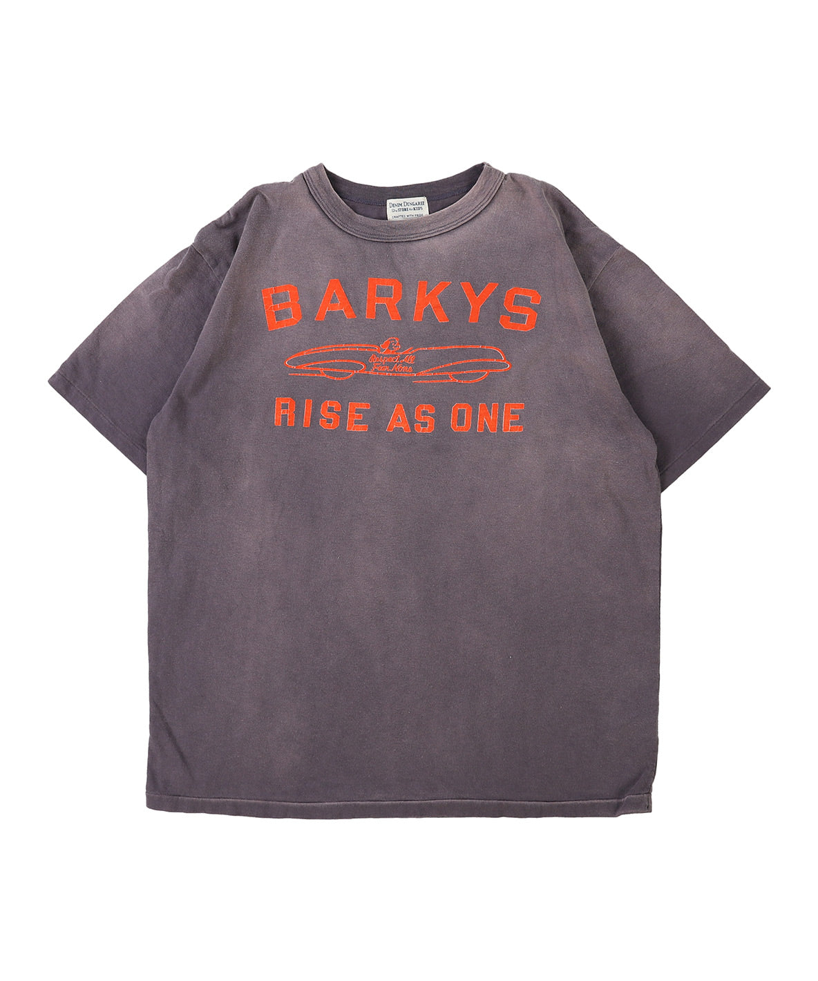 Vintage Cotton Jersey BARKYS Tee(MENS)
