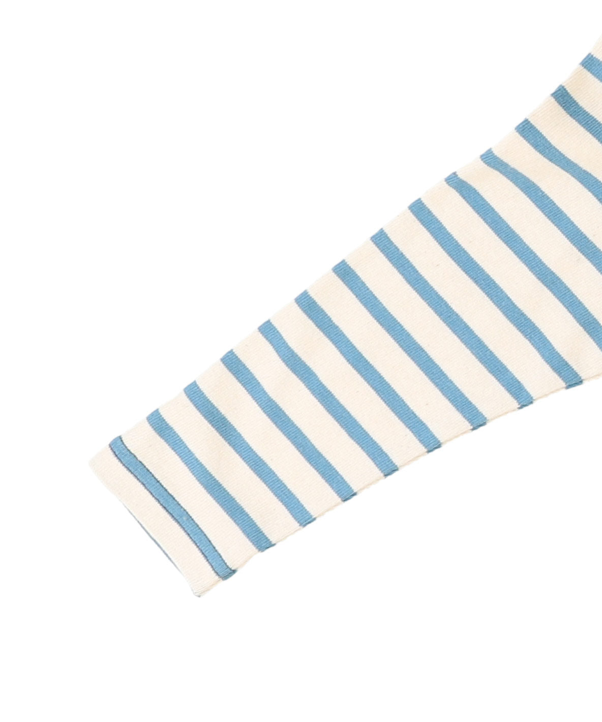 Striped Cotton Jersey Boat-neck Long Sleeve Tee