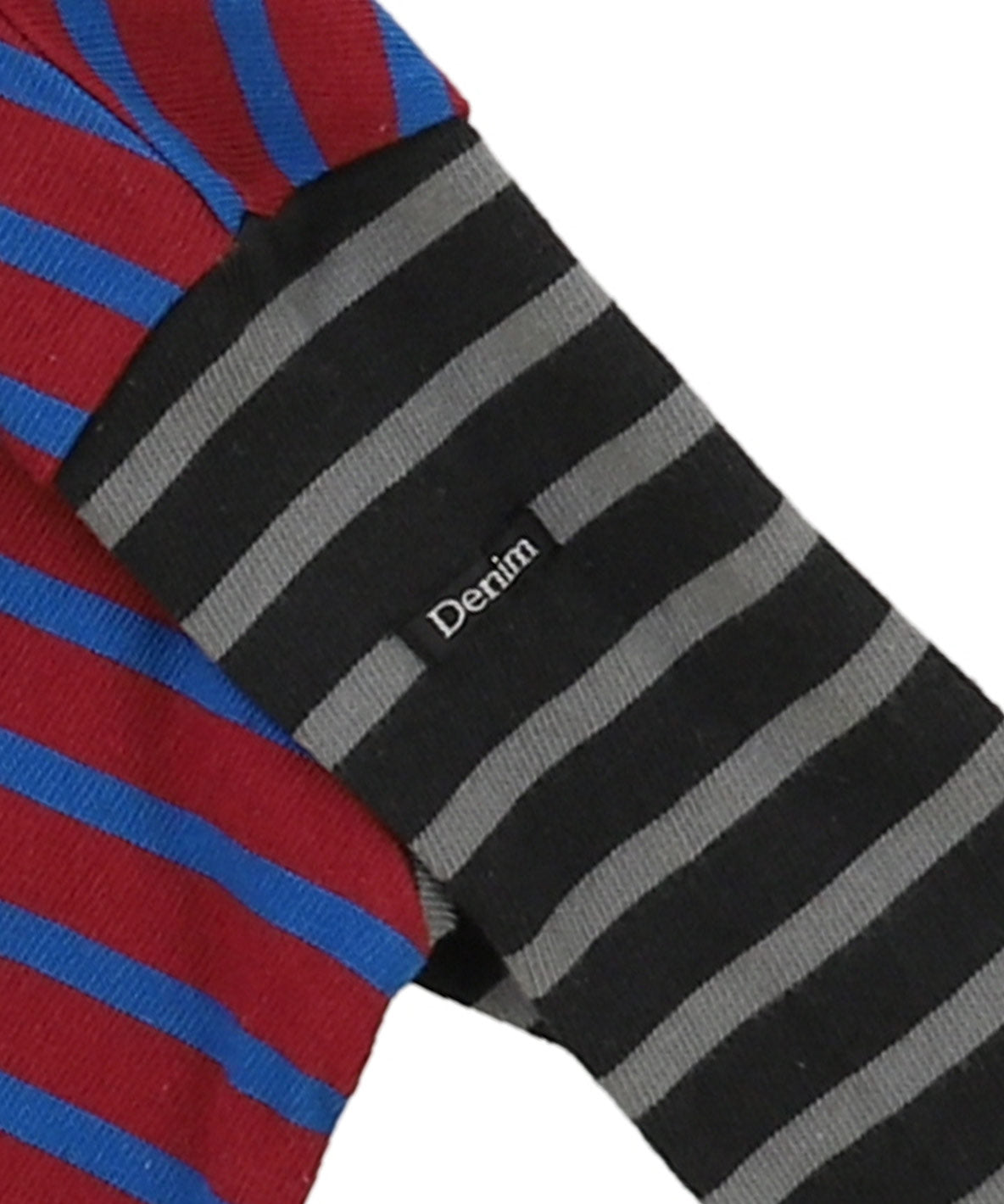 Striped Cotton Jersey Boat-neck Long Sleeve Tee