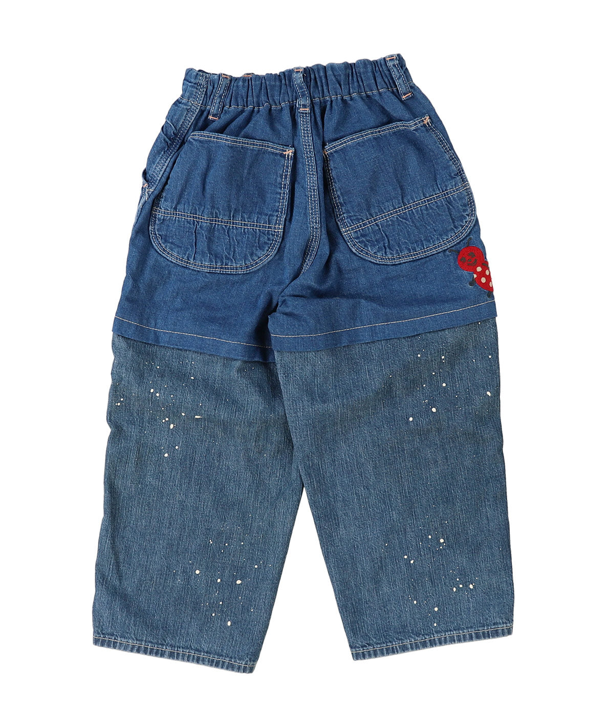 Denim Switched Design Pants