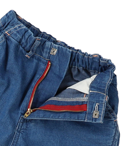 Denim Switched Design Pants