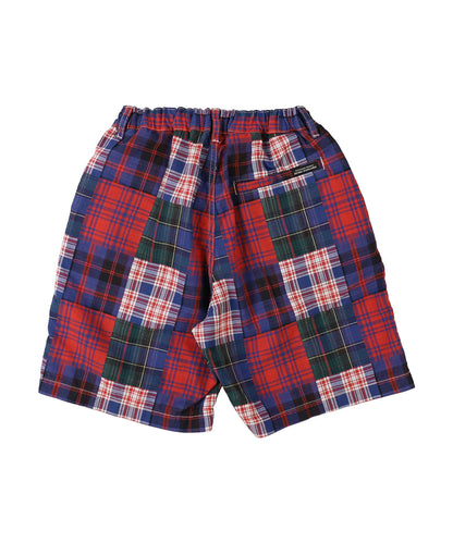 Double Cloth Patchwork Shorts(LADIES)
