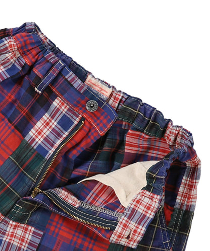 Double Cloth Patchwork Shorts(LADIES)