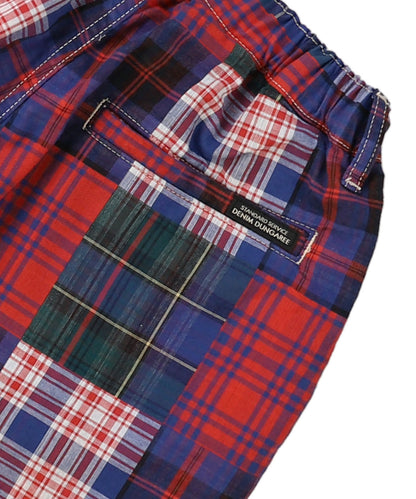 Double Cloth Patchwork Shorts(LADIES)
