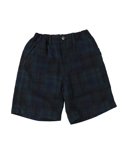 Double Cloth Patchwork Shorts(LADIES)