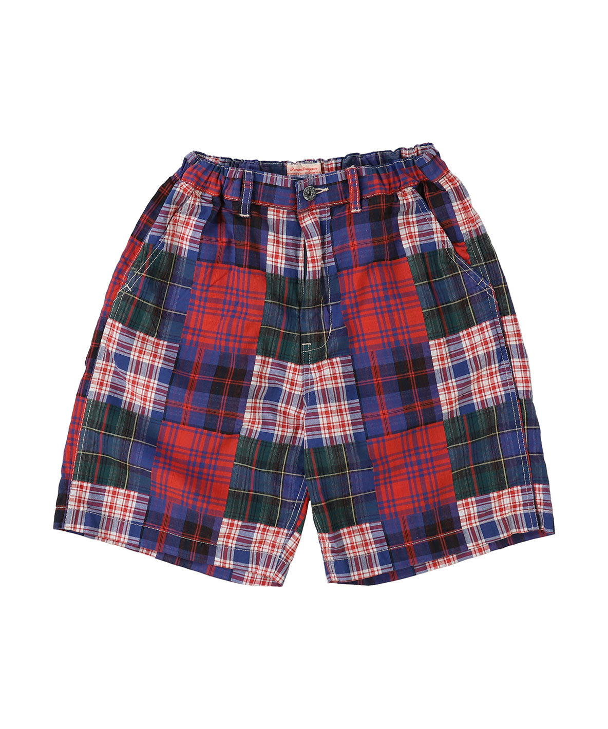 Double Cloth Patchwork Shorts(LADIES)