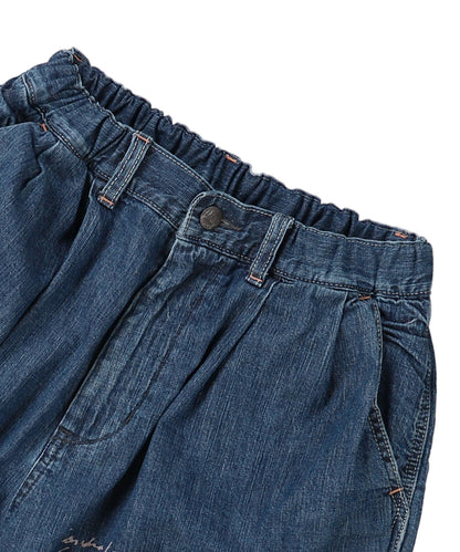 8oz Denim Scribble Shorts(LADIES)