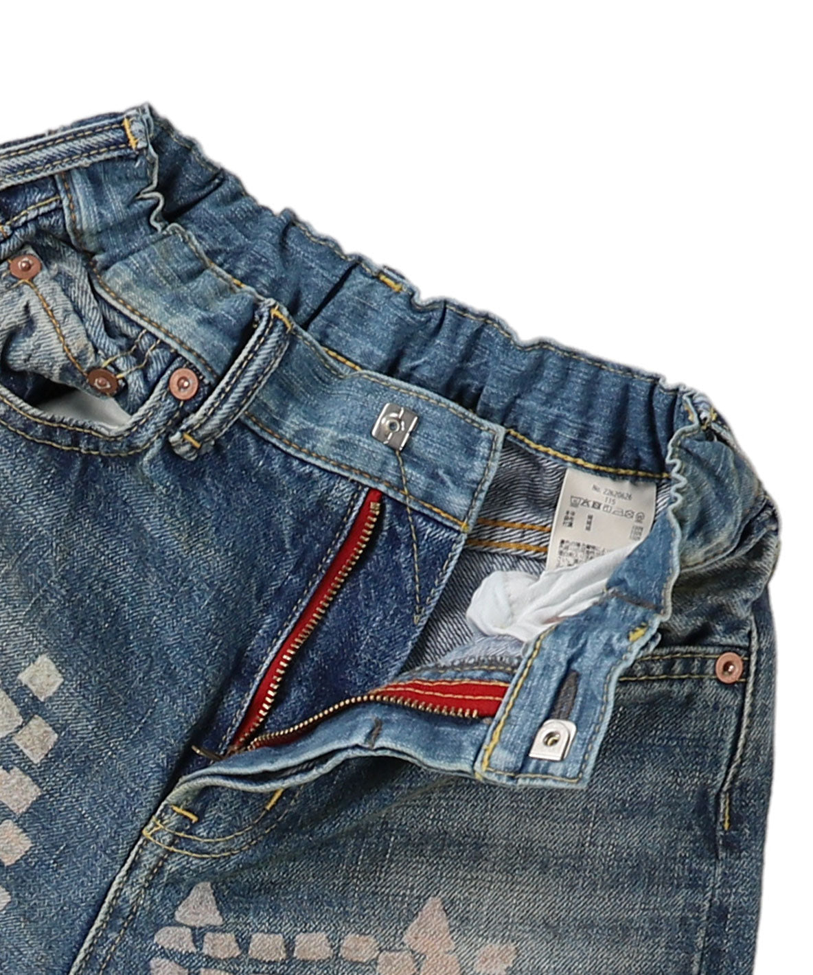 12oz HOME MADE Denim Printed Long Pants