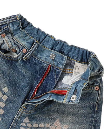 12oz HOME MADE Denim Printed Long Pants