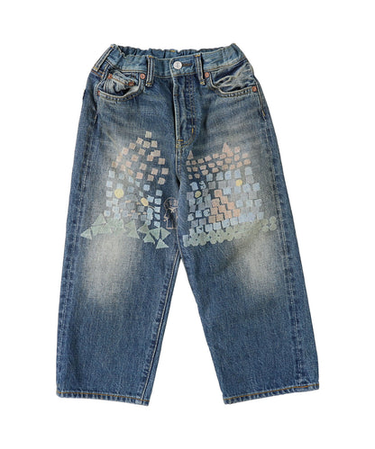 12oz HOME MADE Denim Printed Long Pants