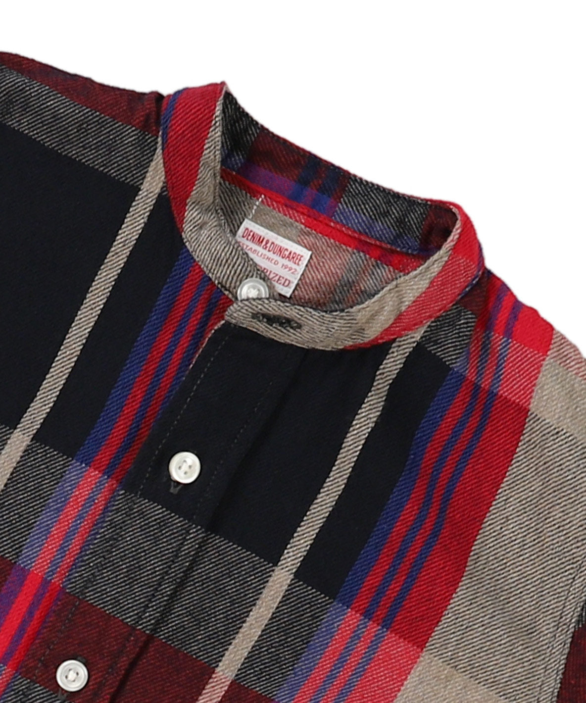 Uneven Plaid Dress