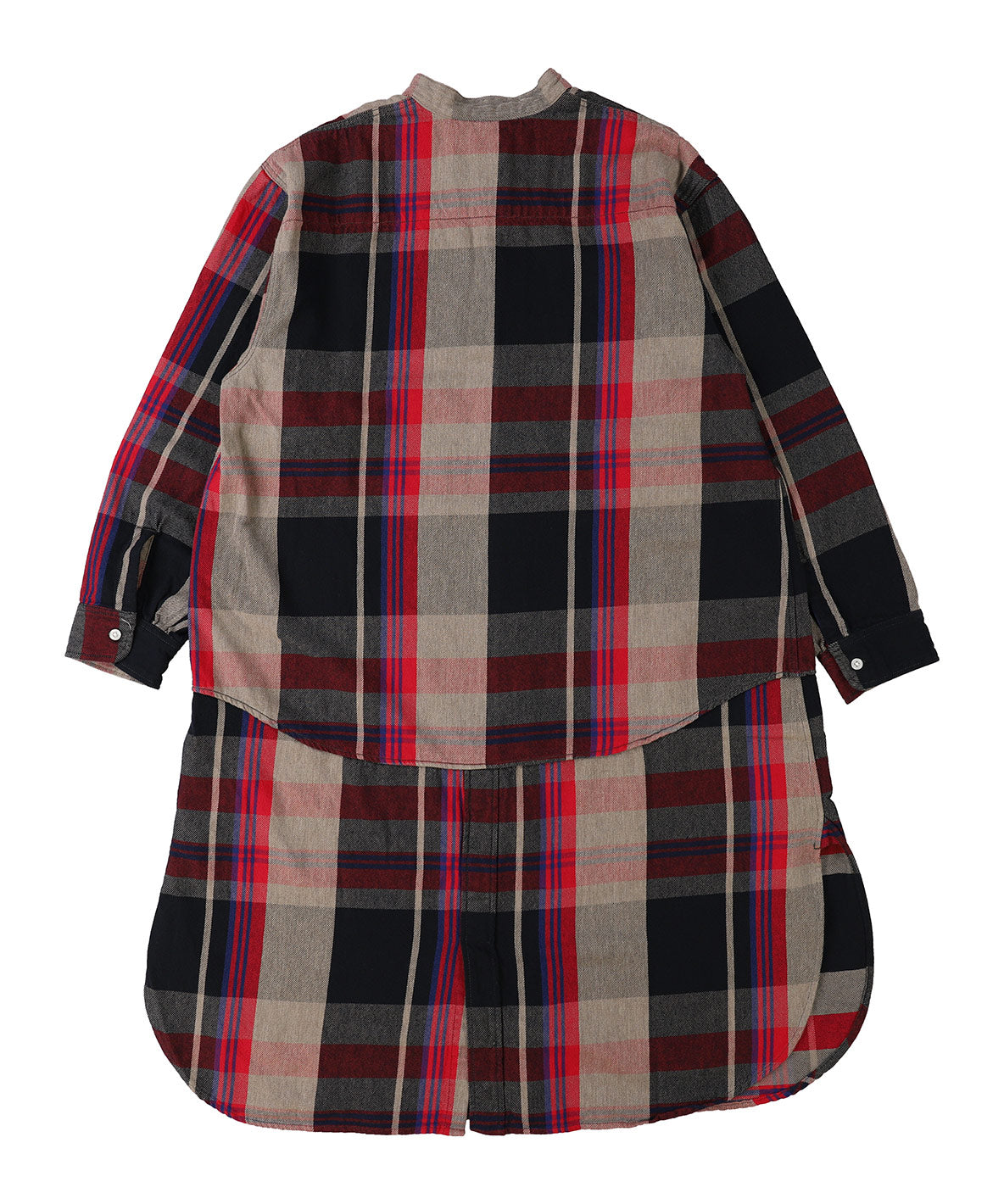Uneven Plaid Dress(LADIES)