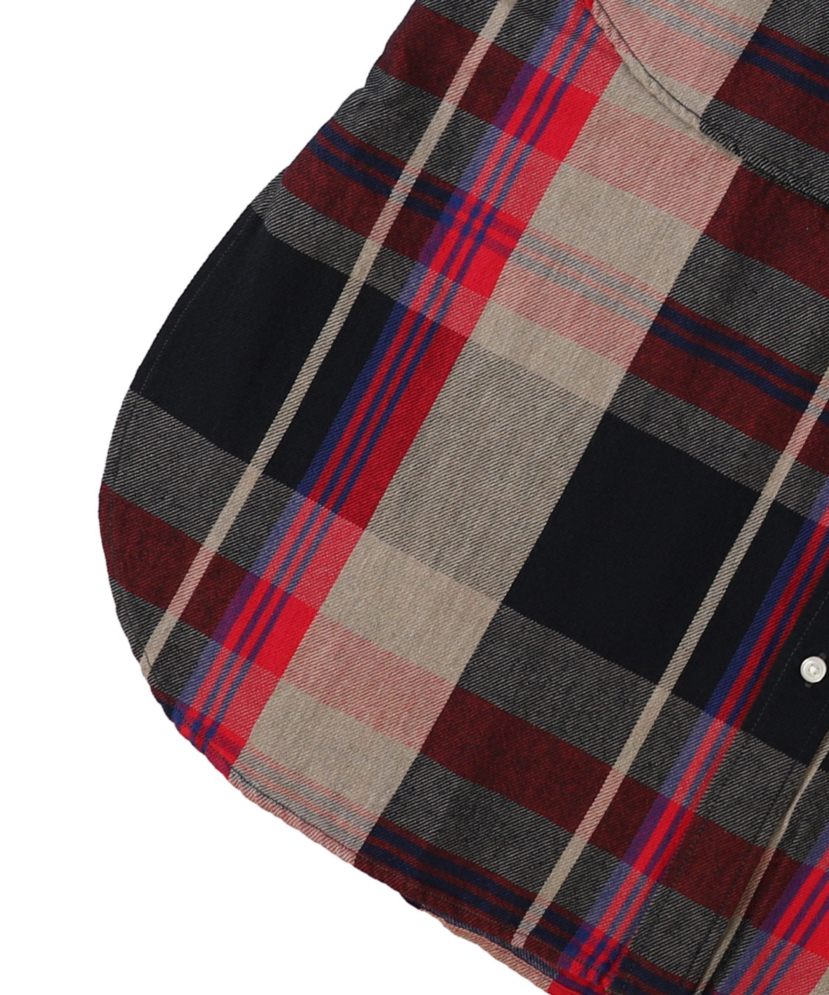 Uneven Plaid Dress(LADIES)