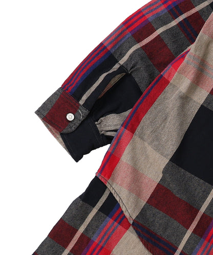 Uneven Plaid Dress(LADIES)