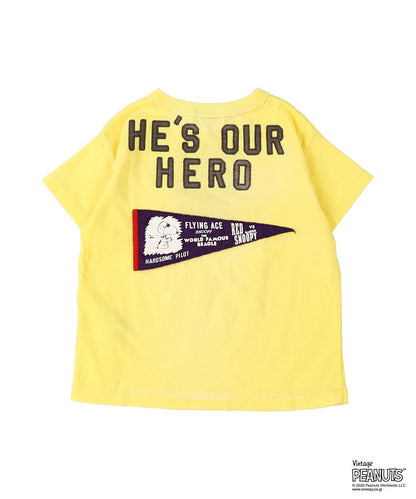 Vintage Cotton Jersey SNOOPY HERO Tee