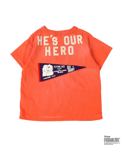 Vintage Cotton Jersey SNOOPY HERO Tee