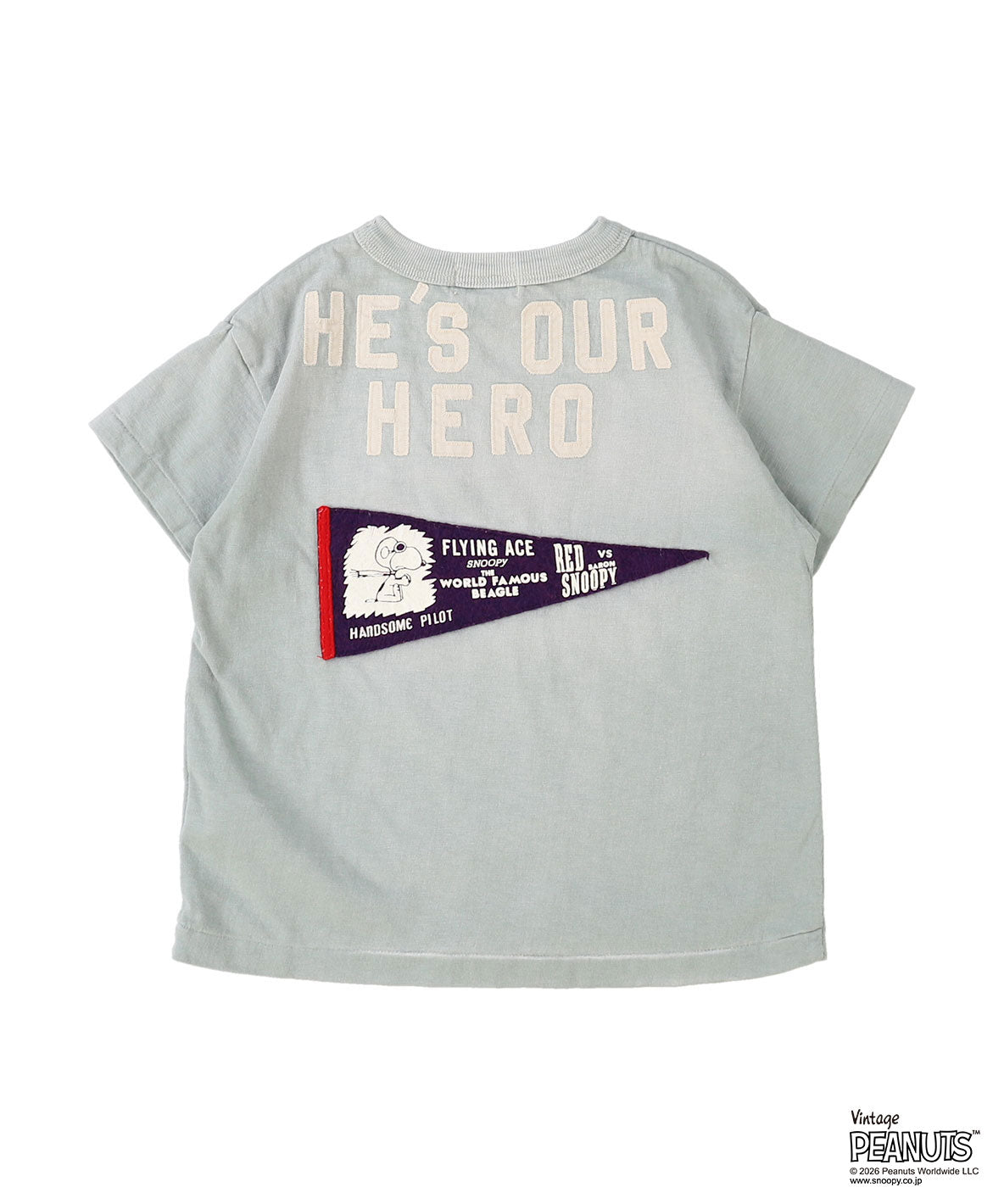 Vintage Cotton Jersey SNOOPY HERO Tee