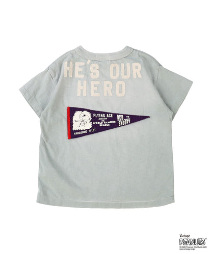 Vintage Cotton Jersey SNOOPY HERO Tee