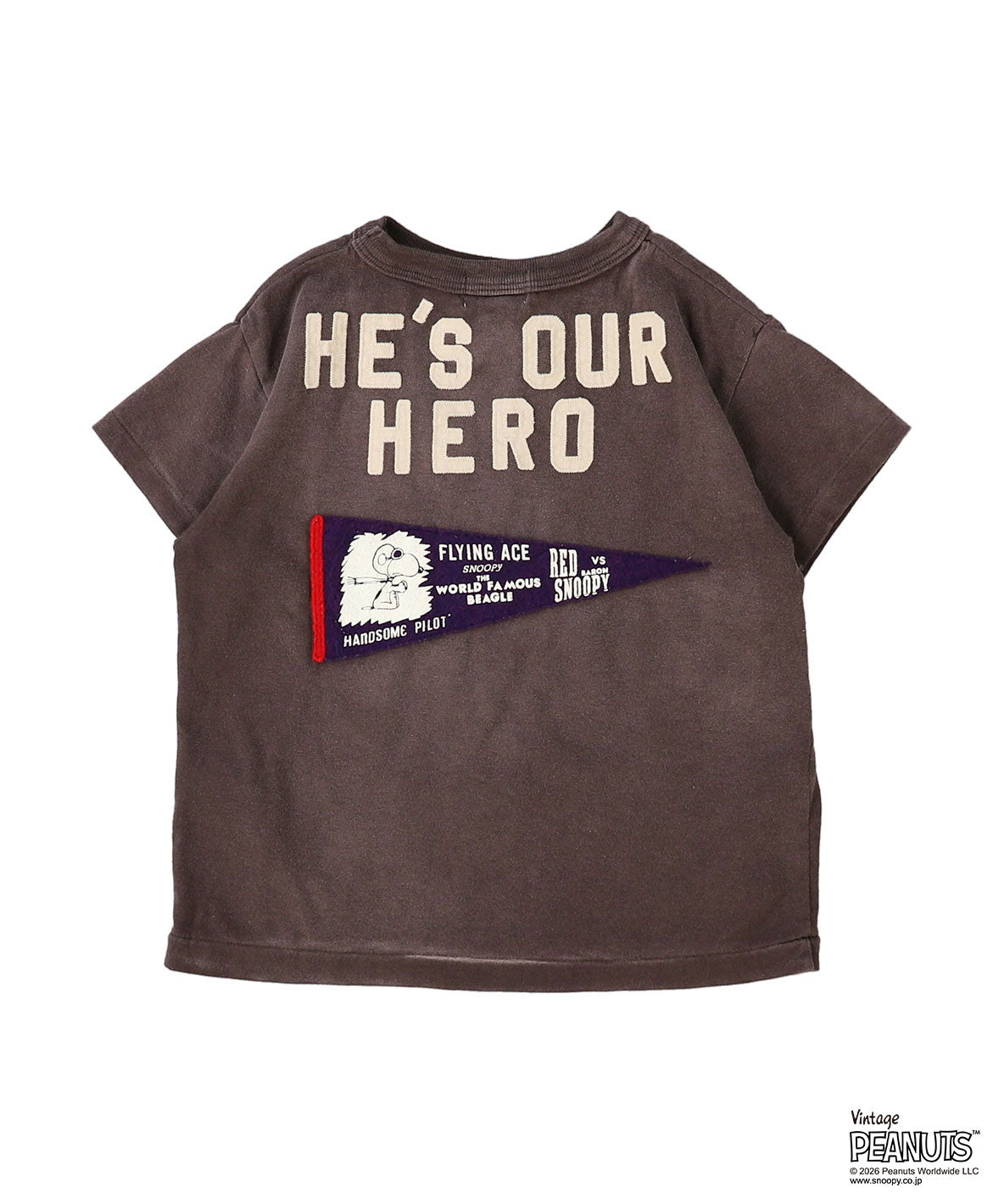 Vintage Cotton Jersey SNOOPY HERO Tee