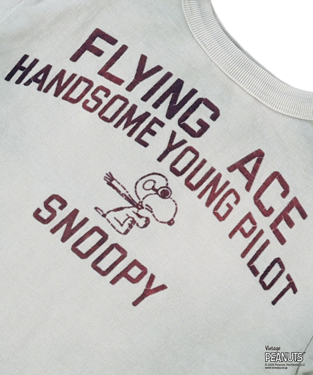 Vintage Cotton Jersey SNOOPY HERO Tee